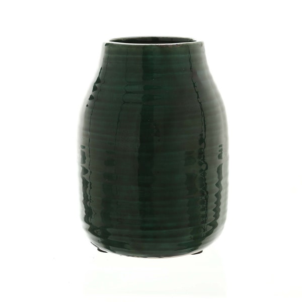 Emerald Green Vase | Tabletop decor | Emerald green accent