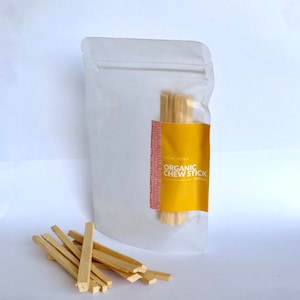 Organic Toothbrush, African Chew Stick for Teeth, Natural Root Sticks, All Natural Vegan Dental Care