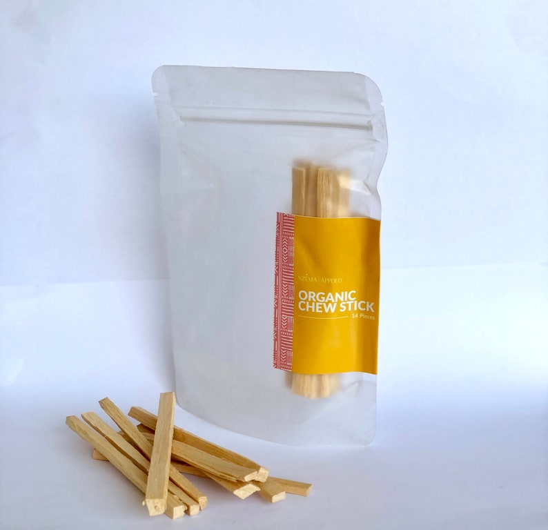 Organic Toothbrush, African Chew Stick for Teeth, Natural Root Sticks