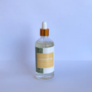100% Natural Extra Virgin Coconut Oil 100ml, Ideal for Dry Skin and Baby Cradle Cap