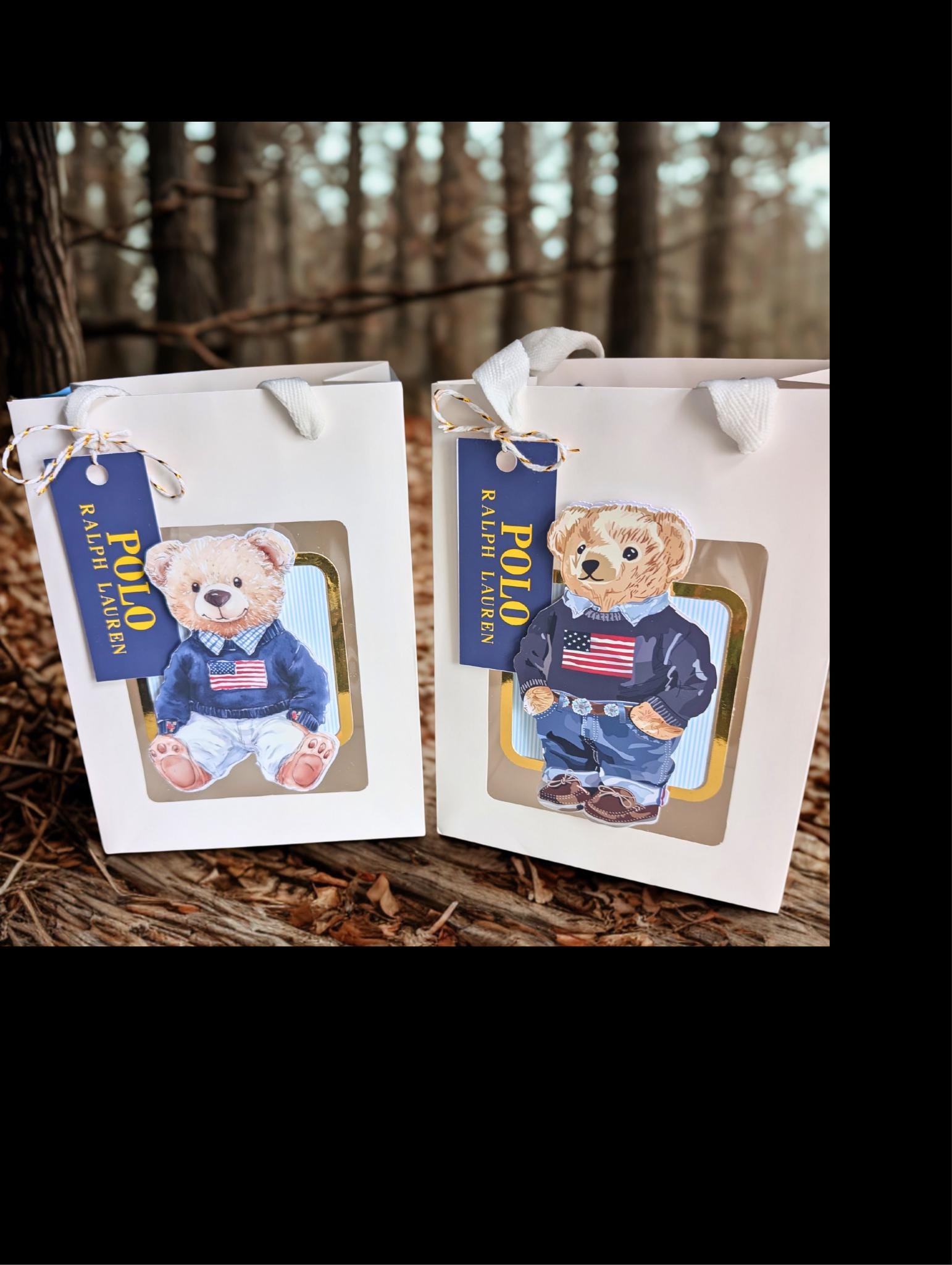 【希少レア】Vintage Ralph Lauren Polo Bear Bag Polo RALPH LAUREN Japan-Licensed POLO BEAR Foldable Tote Bag