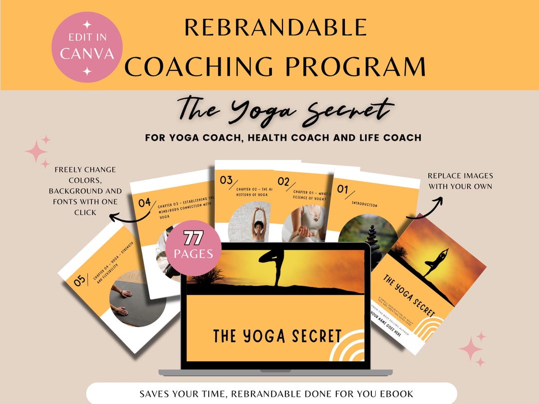 Brandable Coaching Program | Done for You Workbook the Yoga Secret ...