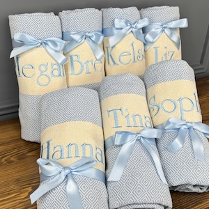 Bachelorette Party Favor, Personalized Gifts, Turkish Beach Towel, Custom Gift Towel, Personalized Gift Towel, Wedding Gift , Home Decor