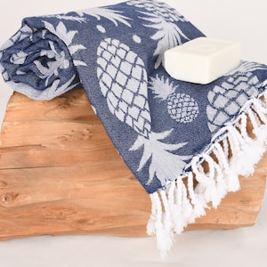 Pineapple Turkish Cotton Beach Towel: Bachelorette Party Gift (36x70) image 7