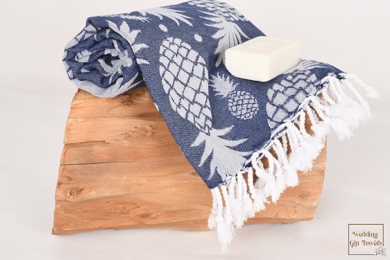 Pineapple Turkish Cotton Beach Towel: Bachelorette Party Gift (36x70) image 7