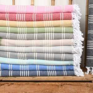 Wedding Favors, Woven Throw Blanket, Throw Blanket Couch, 71&quot;x95&quot; Cotton Blanket, Striped Blanket, Valentines Day Gift Idea,