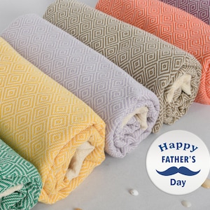 Personalized Towel, Father Day Gifts, Beach Towel, Gift for Your Love DAD, Personalized Gift, Dad Gift, Turkish Beach Towel, Daddy Day Gift