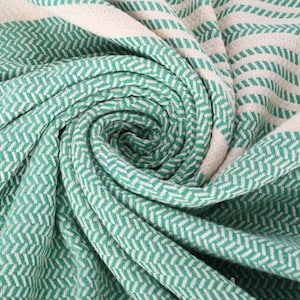 Personalized Turkish Cotton Beach Towel: Striped Bachelorette Gift image 7