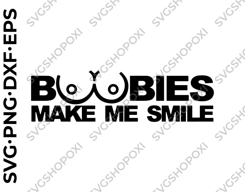 Boobs Hand Drawn Print Digital Download Print Funny Cheeky Boobies