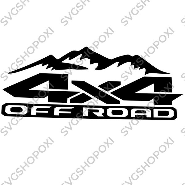 4X4 Offroad / Svg, Png, Eps, Dxf / Cricut , Silhouette, Vector File