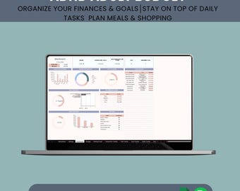 ADHD Adult Budget Planner | Google Sheets & Excel (Digital Download)