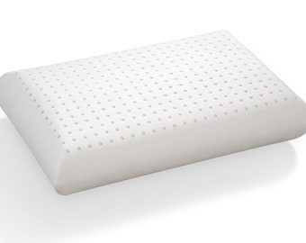 Almohada de látex, Almohada clásica, 40x60, 40x70, 40x80, 40x135 altura 14 cm, modernizaciones Letti (40 cm x 60 cm x 14 cm)