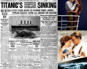 Titanic sublimation cup wrap