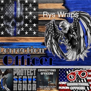 Correction Officer tumbler wrap