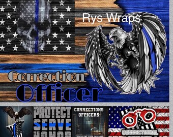 Correction Officer tumbler wrap