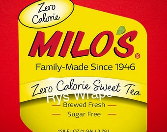 Milos sweet tea sublimation wrap