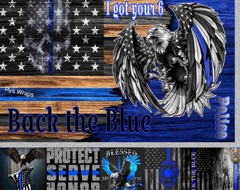 Police officer sublimation wrap