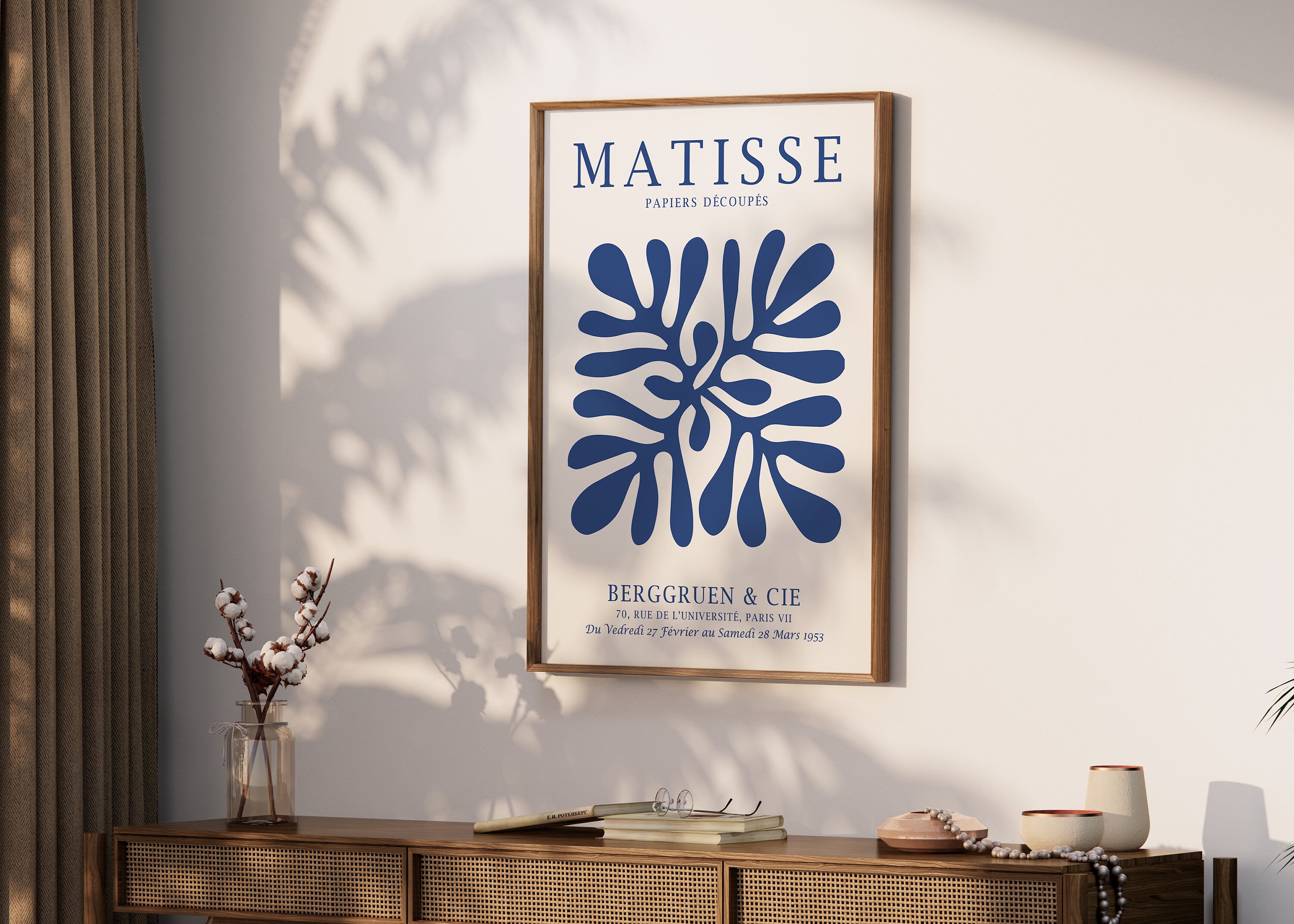 Blue Matisse Print Set: Boho Wall Art (digital Download) - Etsy, image size:3000x2143
