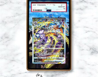 Mewtwo VSTAR Custom Pokémon Graded Card Display Case