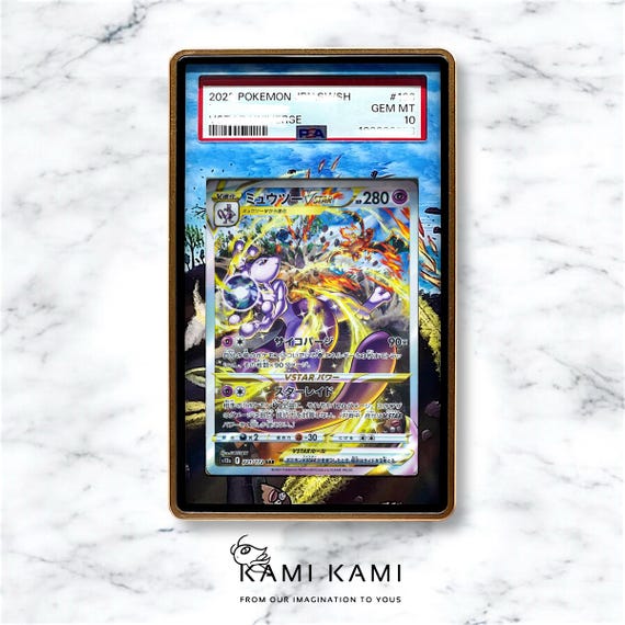 Mewtwo Vstar Custom Pokmon Card Graded Display Case for PSA/BGS - Etsy