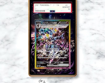 Vitrina Ceruledge EX Sar Sir con cartas Pokémon personalizadas para PSA/BGS