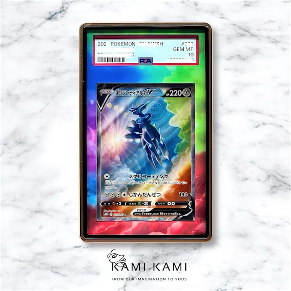 Origin Forme Dialga V Custom Pokmon Card Graded Display Case for PSA/BGS - Etsy Origin Forme Dialga V Custom Pokmon Card Graded Display Case for PSA/BGS - Etsy