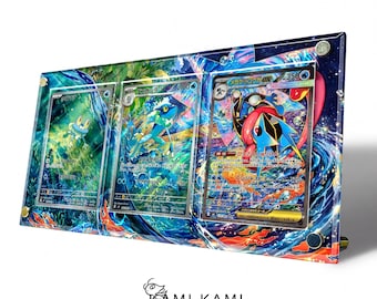 メガゲッコウガ進化セット カスタムポケモンカードディスプレイ