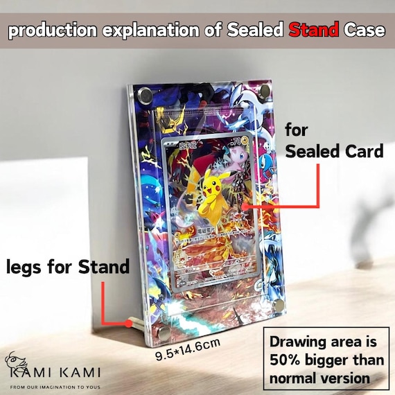 Pikachu Chinese 5th Promo Custom Pokémon Card Display Frame Case
