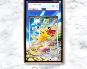 Pikachu Beauty Looking Back PSA Beckett TAG | Display Case