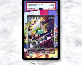 Bulbasaur AR/IR Special Promo Box Custom Pokémon Graded Card Display Case