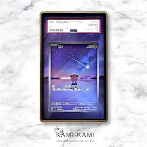 Cleffa AR Custom Pokémon Card Display Gradient para PSA/BGS
