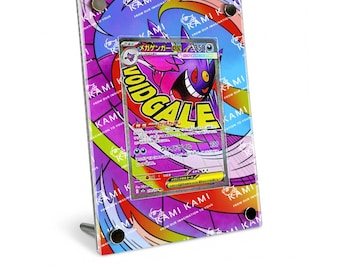 Mega Gengar EX MA Custom Pokémon Card Display Frame Case