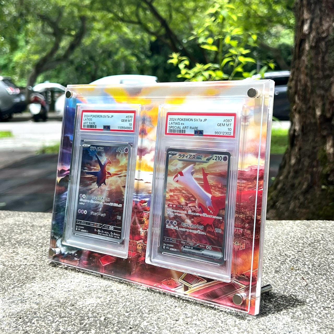 ラティアス ex sar ラティオス ar カスタムポケモン PSA カード