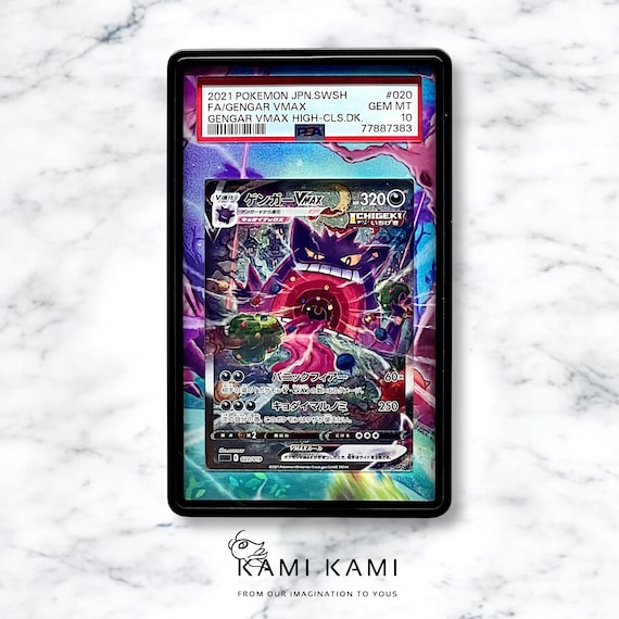 Gengar Vmax Custom Pokémon Card Graded Display Case for PSA/BGS - Etsy