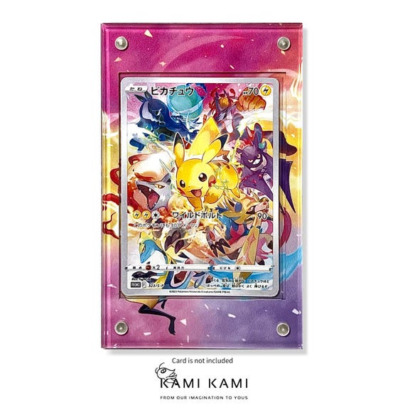 Pikachu Secret Crown Zenith / 25th Anniversary Promo Custom Pokmon Card  Display Frame Case - Etsy Australia