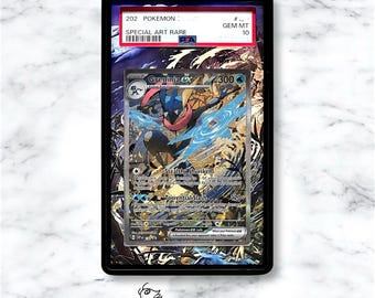 Greninja EX promo Custom Pokémon Card Graded Display Case for PSA/BGS