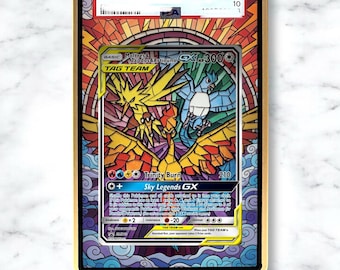 Moltres Zapdos Articuno GX Promo Custom Pokemon Graded Display Case