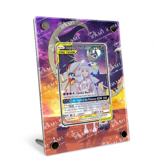 ソルガレオ＆ルナアーラGX カスタムポケモンカードディスプレイ