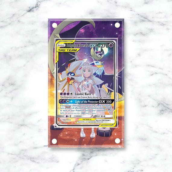 ソルガレオ＆ルナアーラGX カスタムポケモンカードディスプレイ