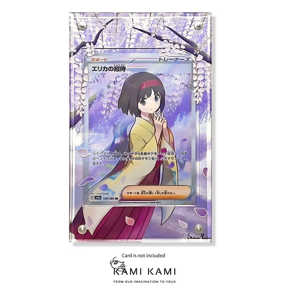 Erika's Invitation SR Custom Pokémon Card 3D Display Frame Case - Etsy
