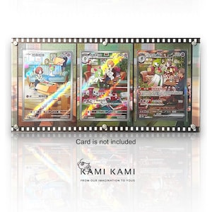 Ralts AR Kirlia AR Gardevoir SAR Evolution Set Cadre de présentation de carte Pokémon personnalisé