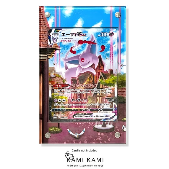 Espeon Vmax Alt Art Custom Pokémon Card Display Frame Case