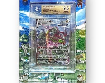 レックウザVMAXオルタナティブアートカスタムポケモンカードPSA/BGSディスプレイフレームケース