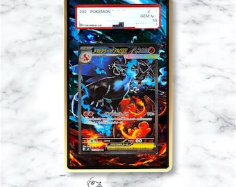 Reshiram Ex & Zekrom Ex BWR Set Custom Pokémon Card Display Frame
