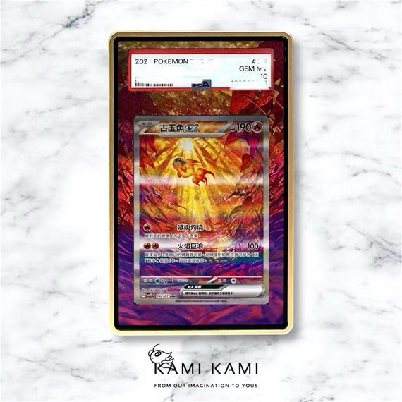 Chi-yu Ex Sar Custom Pokmon Card Graded Display Case for PSA/BGS - Etsy UK