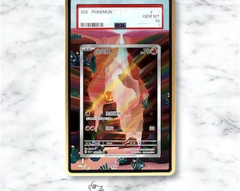 Charmander AR/IR Custom Pokémon Graded Card Display Case