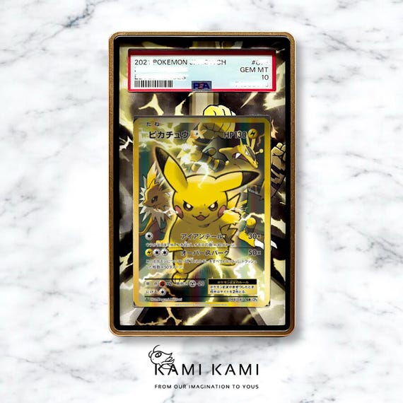 graded pikachu card GradedGuard PSA Standard – PopShield Store