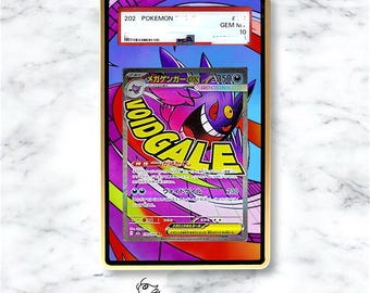 Mega Gengar ex MA Custom Pokémon Card Graded Display Case for PSA/BGS