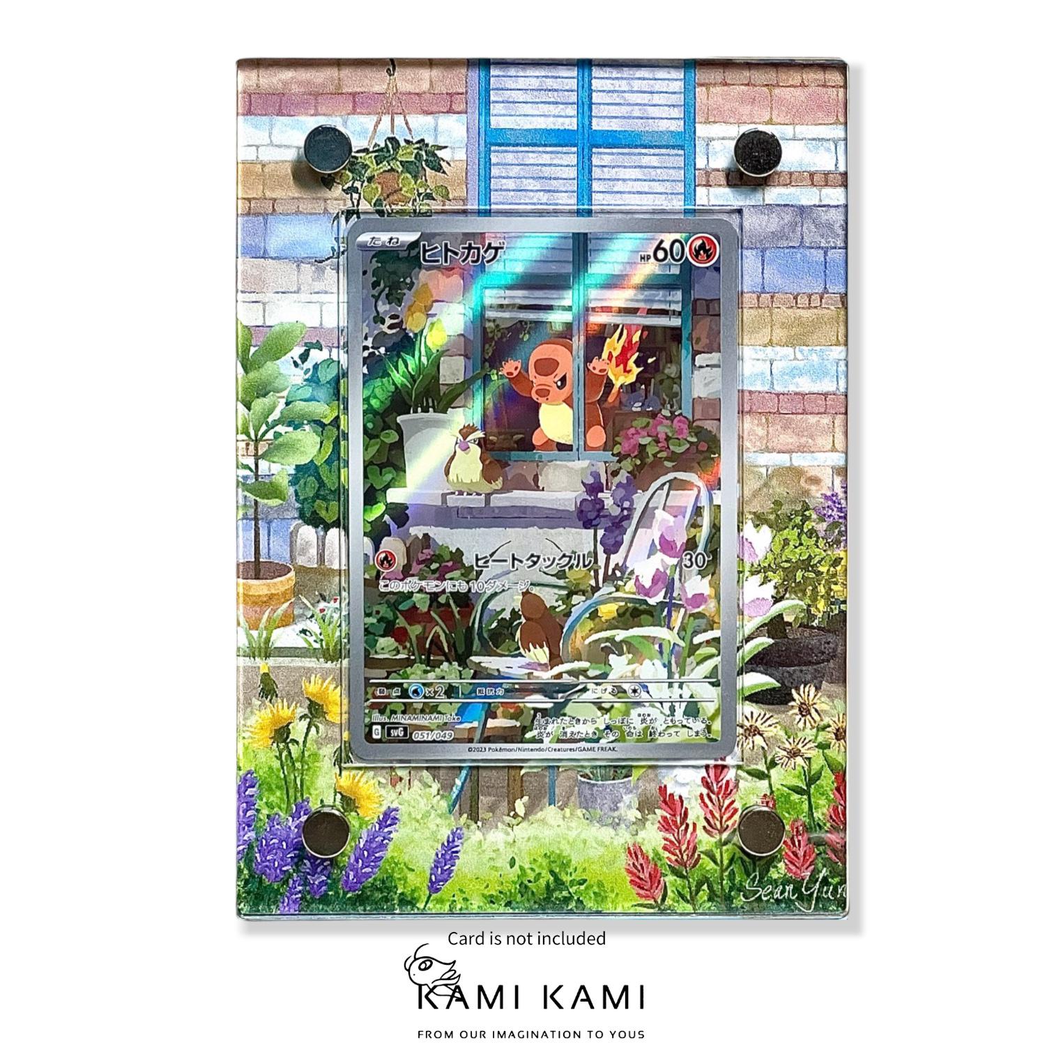 Charmander AR Special Promo Box Pokémon Card Display Frame Case