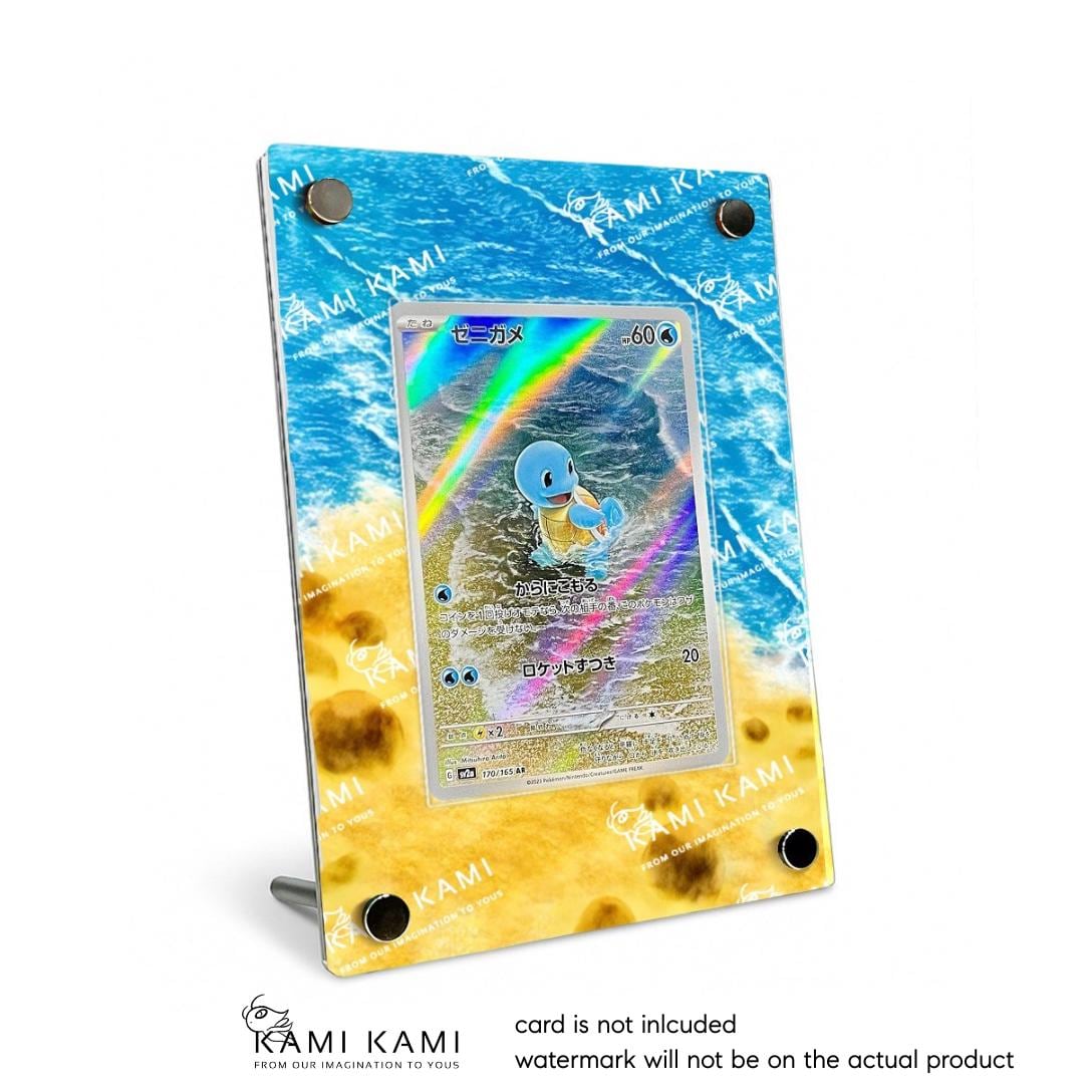 151 Squirtle Ar Custom Pokmon Card Display Frame Case - Etsy Israel
